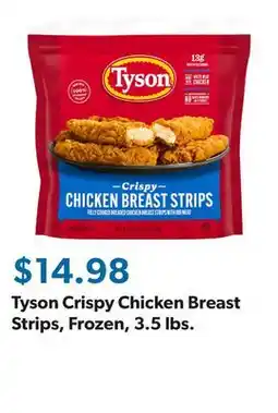 Sam's Club Tyson Crispy Chicken Breast Strips, Frozen, 3.5 lbs offer