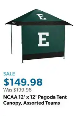 Sam's Club NCAA 12' x 12' Pagoda Tent Canopy, Assorted Teams offer