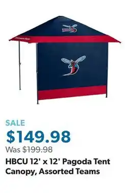 Sam's Club HBCU 12' x 12' Pagoda Tent Canopy, Assorted Teams offer