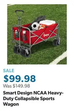 Sam's Club Smart Design NCAA Heavy-Duty Collapsible Sports Wagon offer