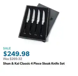 Sam's Club Shun & Kai Classic 4 Piece Steak Knife Set offer