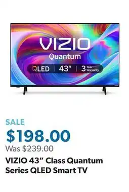 Sam's Club VIZIO 43 Class Quantum Series QLED Smart TV offer