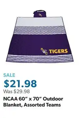 Sam's Club NCAA 60 x 70 Outdoor Blanket, Assorted Teams offer