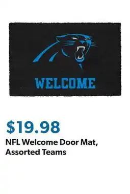Sam's Club NFL Welcome Door Mat, Assorted Teams offer