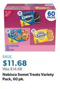 Sam's Club Nabisco Sweet Treats Variety Pack, 60 pk offer