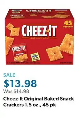 Sam's Club Cheez-It Original Baked Snack Crackers 1.5 oz., 45 pk offer