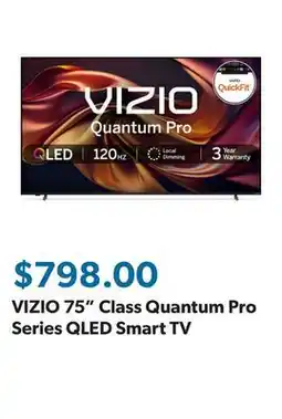 Sam's Club VIZIO 75 Class Quantum Pro Series QLED Smart TV offer