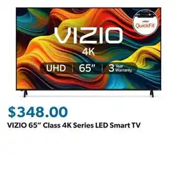 Sam's Club VIZIO 65 Class 4K Series LED Smart TV offer