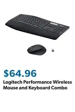 Sam's Club Logitech Performance Wireless Mouse and Keyboard Combo offer