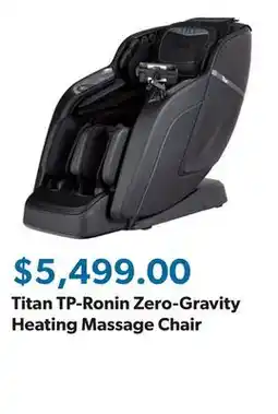 Sam's Club Titan TP-Ronin Zero-Gravity Heating Massage Chair offer