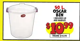 Ollie's OSCAR BIN offer