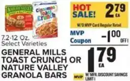 Food Lion General mills toast crunch or nature valley granola bars offer