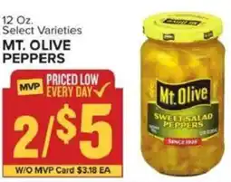 Food Lion Mt. Olive peppers offer