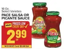 Food Lion Pace salsa or picante sauce offer