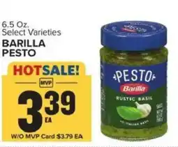 Food Lion Barilla pesto offer