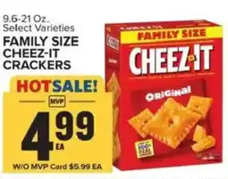 Food Lion Family size cheez-it crackers offer