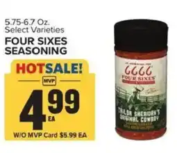 Food Lion Four sixes seasoning offer