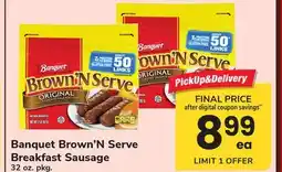 ACME Banquet Brown'N Serve Breakfast Sausage offer