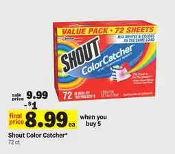 Meijer Shout Color Catcher offer