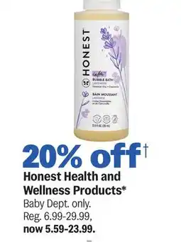 Meijer Honest Health and Wellness Products offer