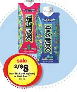 Meijer Beat Box Blue Raspberry or Fruit Punch offer