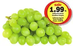 Meijer California Green Seedless Grapes offer