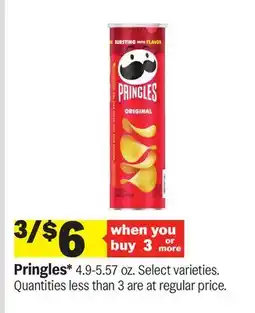 Meijer Pringles offer