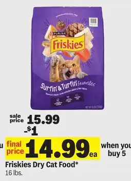 Meijer Friskies Dry Cat Food offer