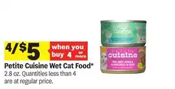 Meijer Petite Cuisine Wet Cat Food offer