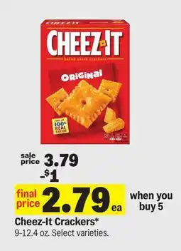 Meijer Cheez-It Crackers offer