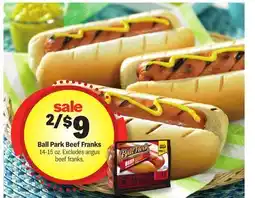 Meijer Ball Park Beef Franks offer