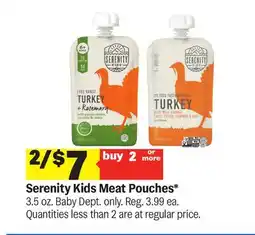 Meijer Serenity Kids Meat Pouches offer