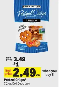 Meijer Pretzel Crisps offer