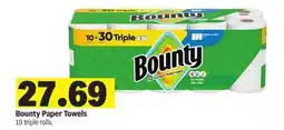 Meijer Bounty Paper Towels offer