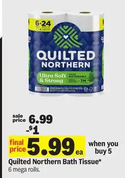 Meijer Quilted Northern Bath Tissue offer