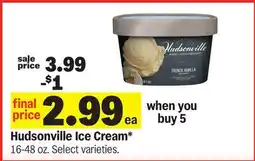 Meijer Hudsonville Ice Cream offer