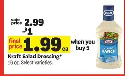Meijer Kraft Salad Dressing offer