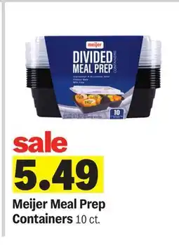 Meijer Meijer Meal Prep Containers offer