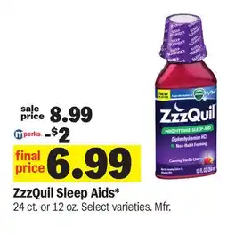 Meijer ZzzQuil Sleep Aids offer