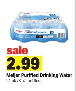 Meijer Meijer Purified Drinking Water offer