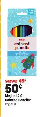 Meijer Meijer 12 Ct. Colored Pencils offer