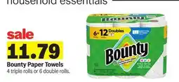 Meijer Bounty Paper Towels offer