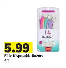 Meijer Billie Disposable Razors offer