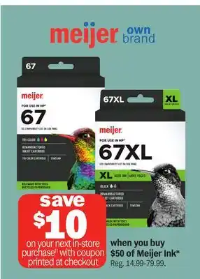 Meijer Meijer Ink offer