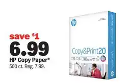 Meijer HP Copy Paper offer