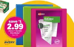 Meijer Avery 1 Durable View Binder offer