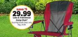 Meijer Lake & Trail Deluxe Camp Chair offer