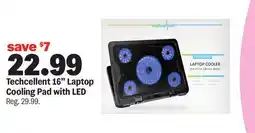 Meijer Techcellent 16 Laptop Cooling Pad with LED offer