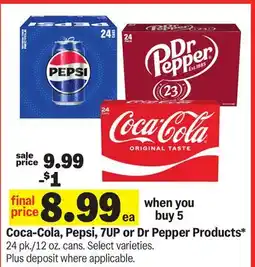 Meijer Coca-Cola, Pepsi, 7UP or Dr Pepper Products offer