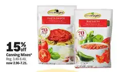 Meijer Canning Mixes offer
